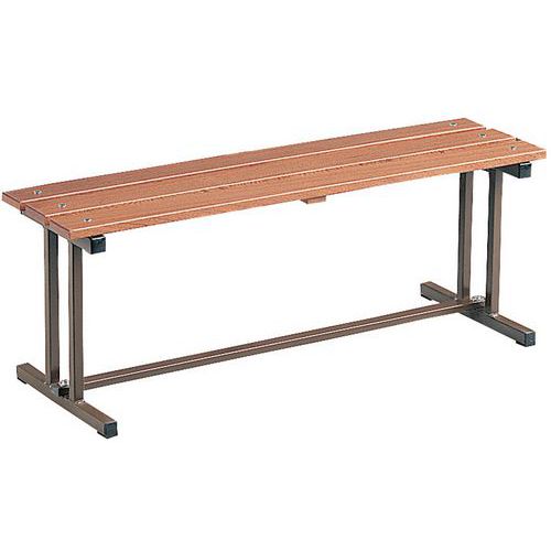 BANC SANS DOSSIER LONG. 120CM PIETEMENT MARRO N ASSISE BOIS