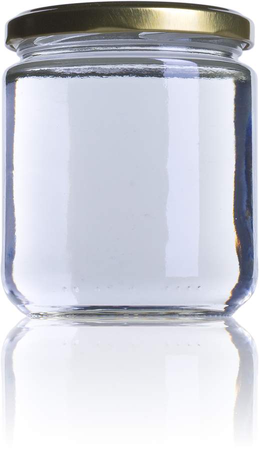 Bocal en verre 370ml - Twist Off TO 77 - Cylindrique - Verre blanc_0