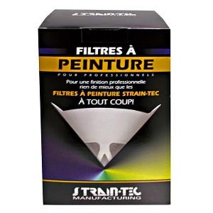 Boite de 100 filtres coniques nylon 190µ pour peinture - réf : 000615-100_0