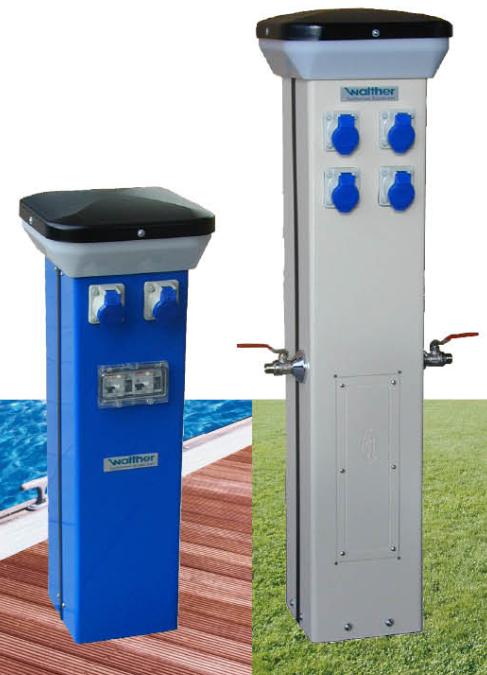 Borne de distribution électrique pour camping_0
