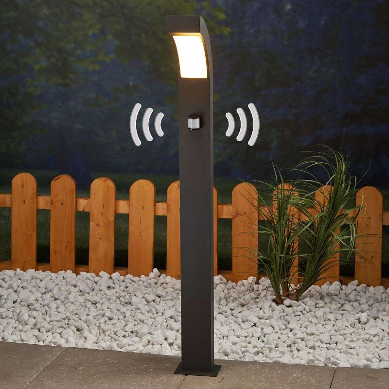 LUCANDE BORNE LUMINEUSE LED LENNIK À DÉTECTEUR DE MVT