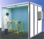 Cabines de peinture directionnelles CS30 - à filtre sec avec ventilation horizontale_0