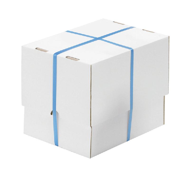 CAISSES CARTON TÉLESCOPIQUE BRUNE SIMPLE CANNELURE RAJA 50 X 33 X 9,5/17 CM, LOT DE 20