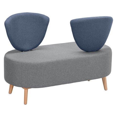 CANAPÉ EPIQ - 2 PLACES VIS-À-VIS GRIS CLAIR