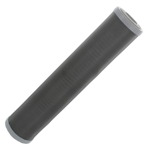 CARTOUCHE INOX 20 POUCES 30 MICRONS - NOYAU POLYPROPYLÈNE