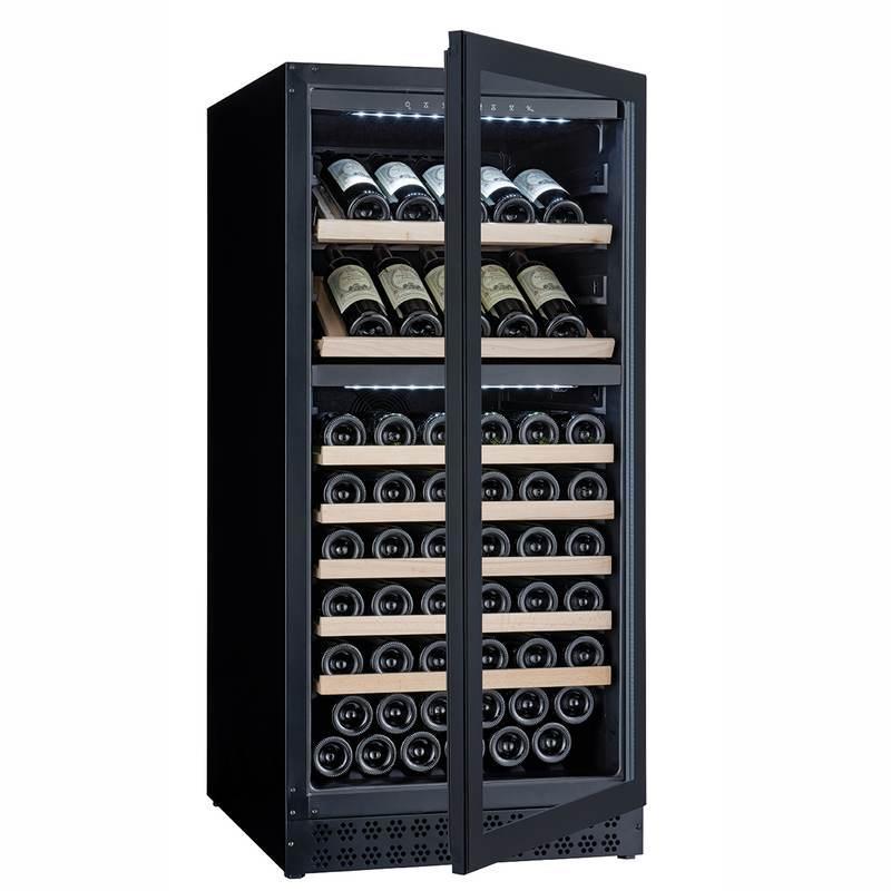 CAVE À VIN 2 ZONES DE TEMPÉRATURE POUR 142 BOUTEILLES