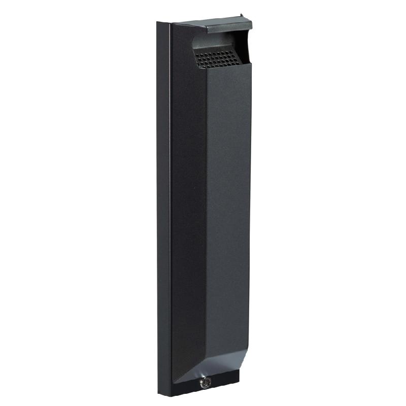 Cendrier mural Rossignol Arkéa avec serrure 3 L anthracite mat_0