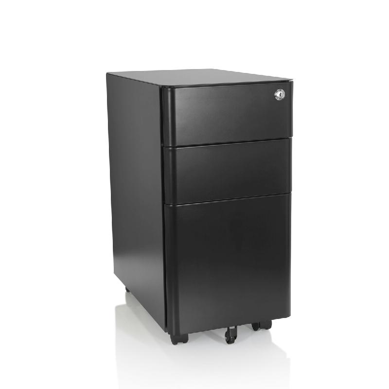 Conteneur roulant COLOR I Acier noir hjh OFFICE - noir acier 743017_0