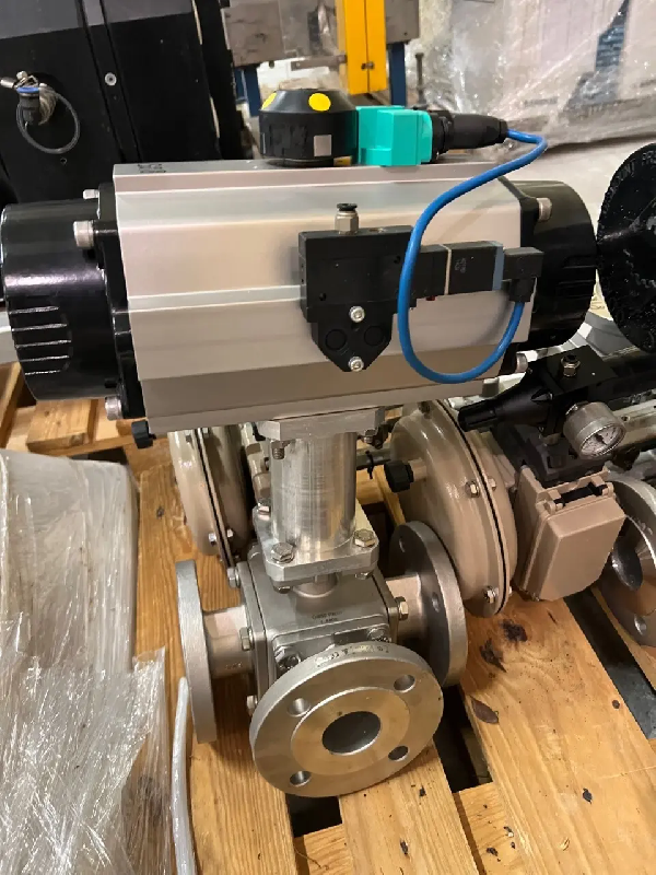 Electrovanne atex d'occasion inox 316 4 voies dn50 pn16_0