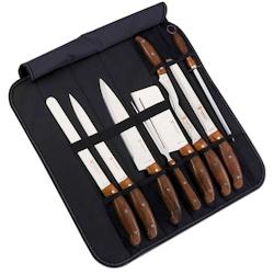 Ensemble de couteaux 9 pièces avec sac de transport pliable Royalty Line RLK9C - 634158798214_0