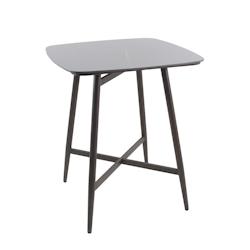 Essentials Mange-debout - Céramique - 90x90 cm - Noir - Pedro - Veba - noir aluminium 22381_0