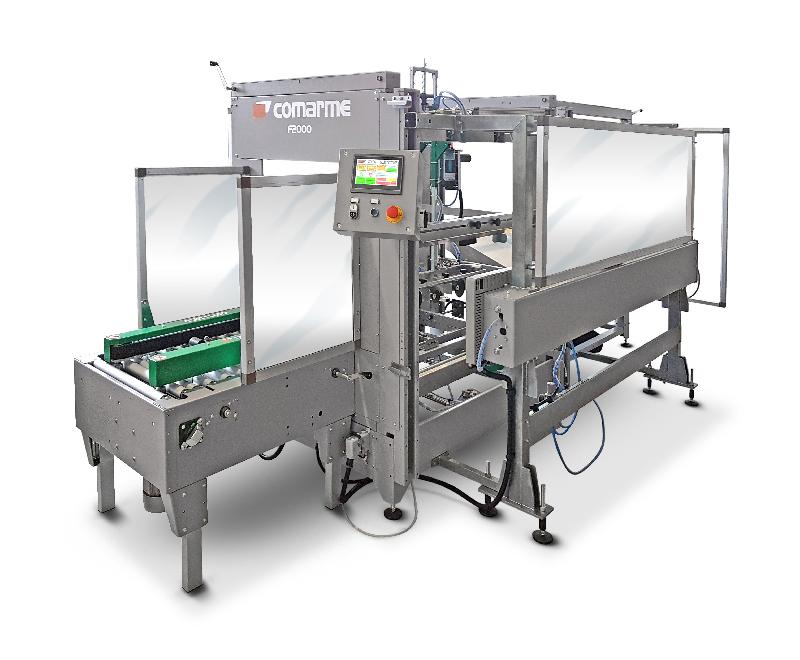 Formeuse de caisses en carton automatique F2000 - Contenance de 125 à 140 caisses - Fermeture adhésif ou colle hot melt_0