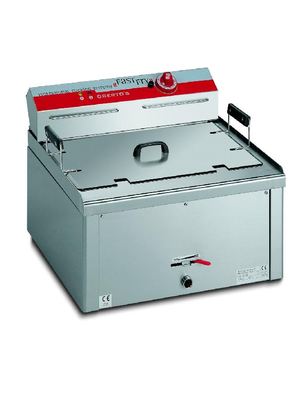 Friteuse électrique professionnelle - 30 litres à poser avec vidange et thermostat de sécurité - FE20AP_0