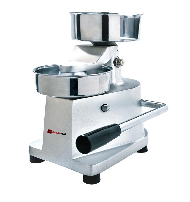 GOLDINOX Machine à hamburger professionnelle 150mm - gris inox 3701770825578_0