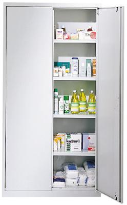 ARMOIRE D\'INFIRMERIE MONOBLOC 2 PORTES BATTANTES - MANUTAN COLLECTIVITÉS