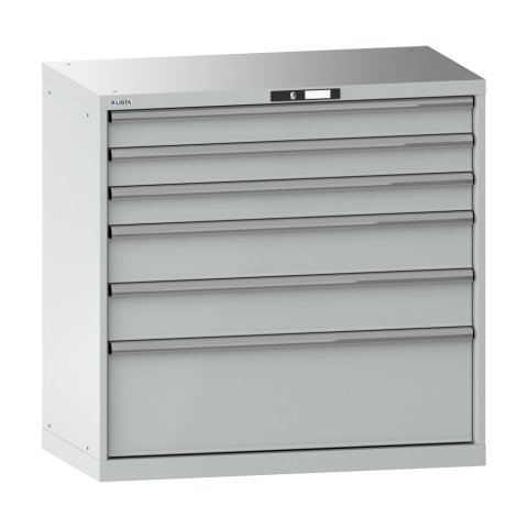 LISTA - ARMOIRE À TIROIRS (HXLXP) 100 X 102,3 X 57,2 CM KEY LOCK R7035