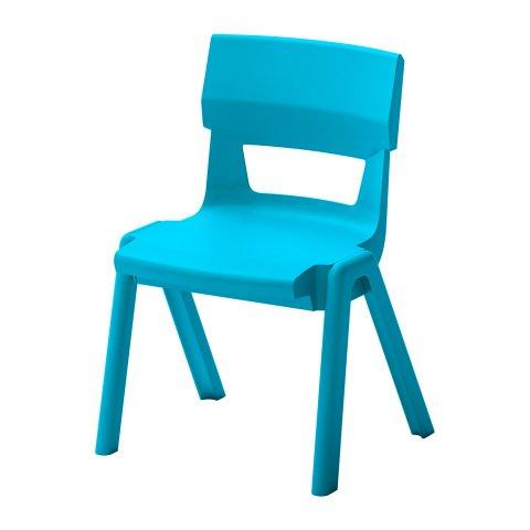 LOT DE 4 - CHAISE SCOLAIRE CLEO TAILLE 3 - MATERNELLE GRANDE SECTION - TURQUOISE
