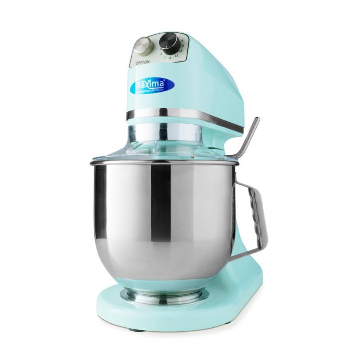 Mixer planétaire professionnel 7 L - 11 vitesses, 2 kg de pâte - bleu_0