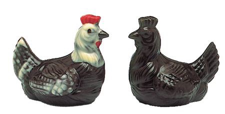 MOULE CHOCOLAT 6 EMPREINTES POUR 3 POULES 8 X 6 CM