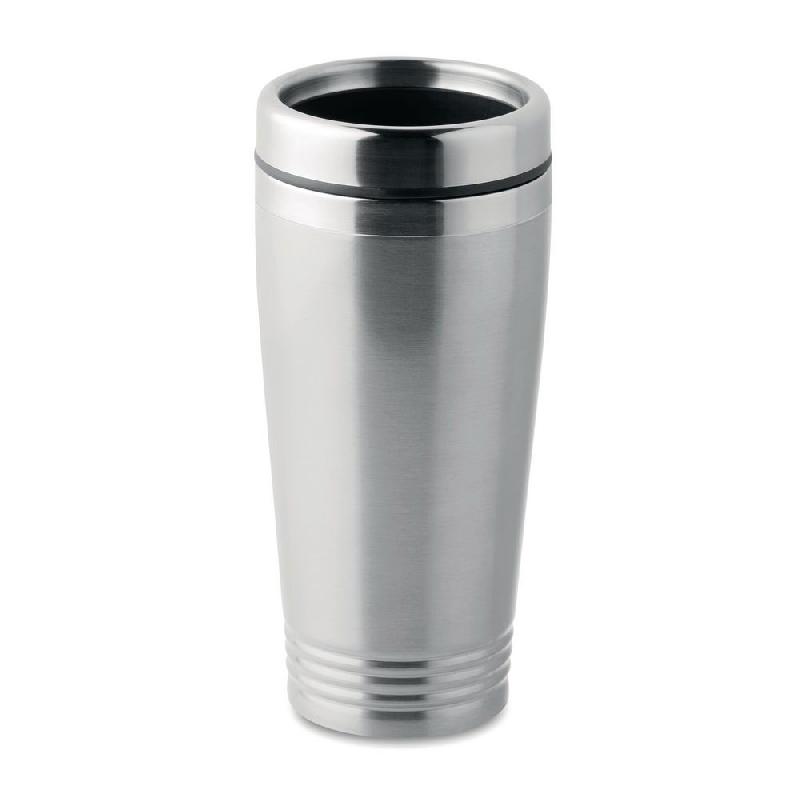 MUG DE VOYAGE ISOTHERME EN ACIER 40 CL - INOX