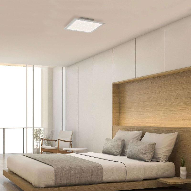 BRILONER PANNEAU LED VESTA, CIEL ÉTOILÉ LED, 29 X 29 CM