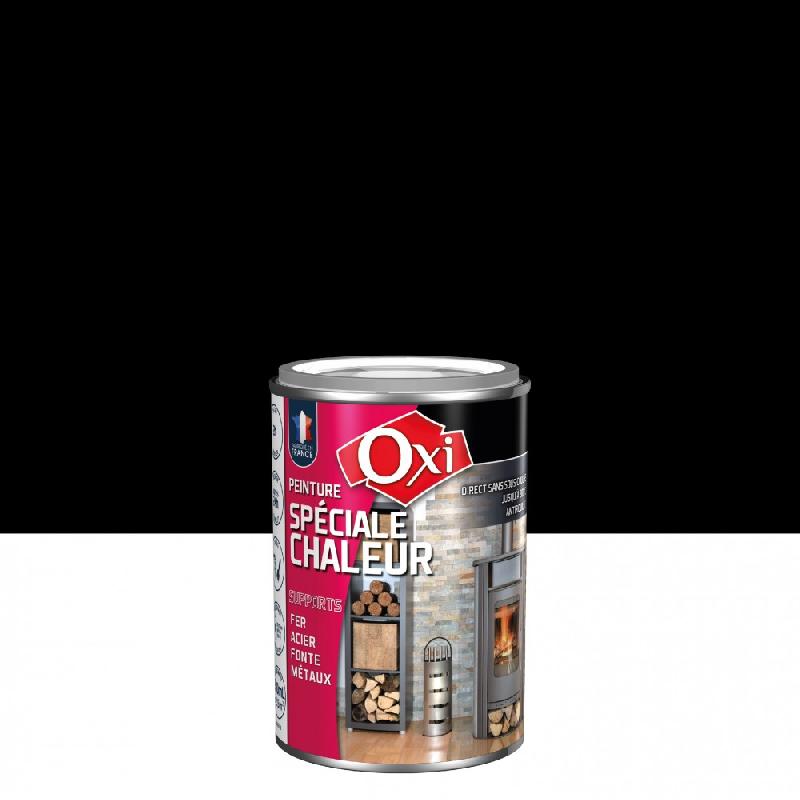 Peinture antirouille Oxytol OXI - Noir 0.25L - Résiste jusqu'à 600°C - Base solvantée_0