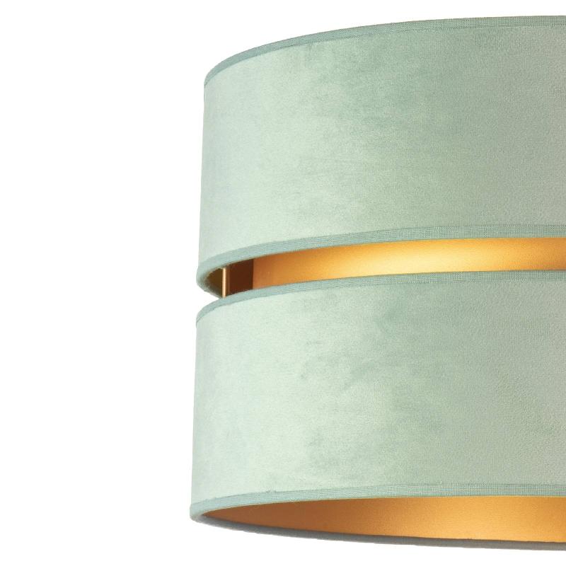 DUOLLA PLAFONNIER GOLDEN DUO Ø 40 CM VERT MENTHE/DORÉ