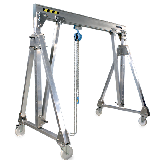 Portique de levage en aluminium mobile et démontable - Portée maximale de 6,5 m_0