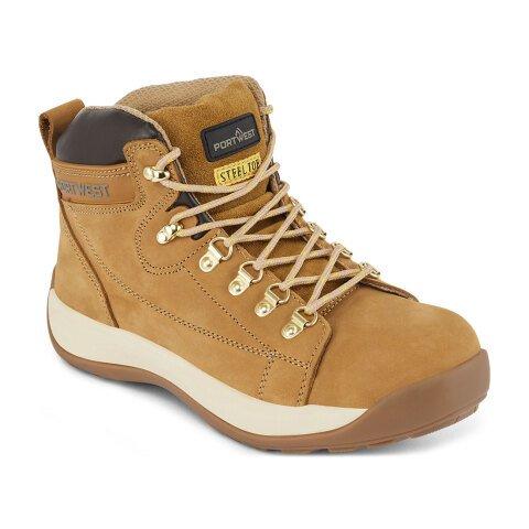 PORTWEST FW31 MI-BRODEQUIN STEELITE NUBUCK SB HRO MIEL - TAILLE 42