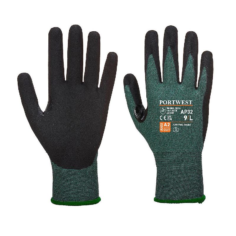 Portwest Gants Dexti Cut Pro Noir/Gris 2XL - Taille 11 - 11 noir multi-matériau AP32K7RXXL_0