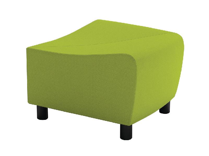 POUF D\'ANGLE IZARI TISSU M1 PISTACHE - MANUTAN COLLECTIVITÉS