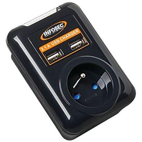 PRISE S1 USB NEO PARAFOUDRE 1 PRISE INFOSEC - INFOSEC