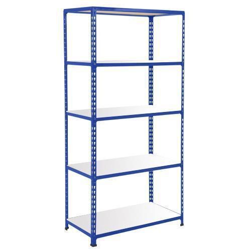 RAYONNAGE RAPID 2 1830X915X455- 5 NIVEAUX AGGLOMÉRÉS - BLEU