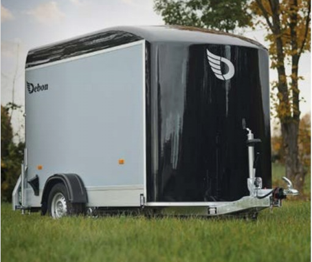 Remorque fourgon composite polyester DEBON C300 ROADSTER - PTAC : 1300 Kg - 300x150xH197 cm - Reference -T-UT20290_0