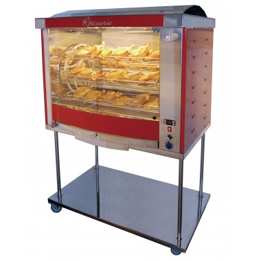 Rôtissoire à balancelles Fusion 7 - 7 balancelles inox - Chauffe par résistances épingle - Alimentation triphasée 380V_0