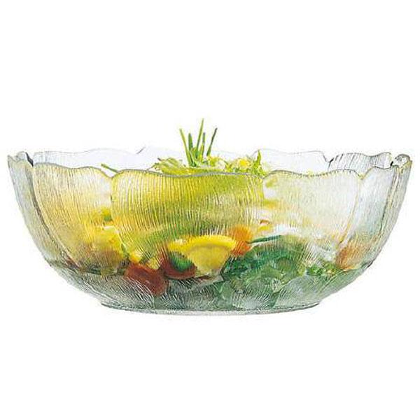 SALADIER EN VERRE TREMPÉ Ø 27CM  - ARCOROC - FLEUR