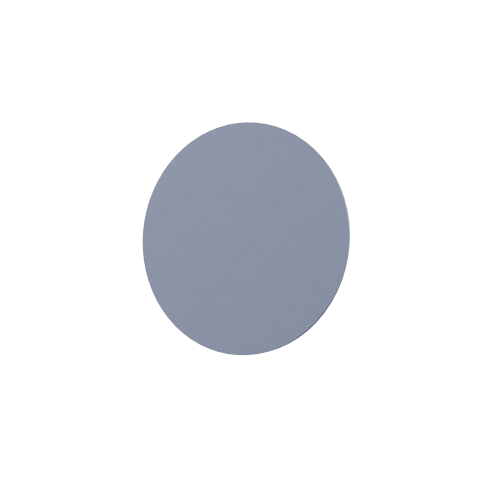 PANNEAU ACOUSTIQUE POUR PLAFOND JULIA BEIGE EN PET 12 MM- FIXATION PAR CÂBLES POUR PLAFONDS DURS - FORME CERCLE - DIAMÈTRE 90 CM - GRIS NUAGE
