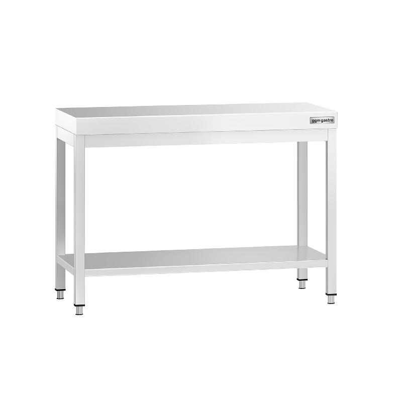 Table inox de Travail Centrale Premium avec Etagère - Profondeur 800 - 2000_0