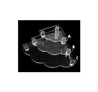 TABLETTES VITRINE EN ACRYLIQUE 3 NIVEAUX - K144