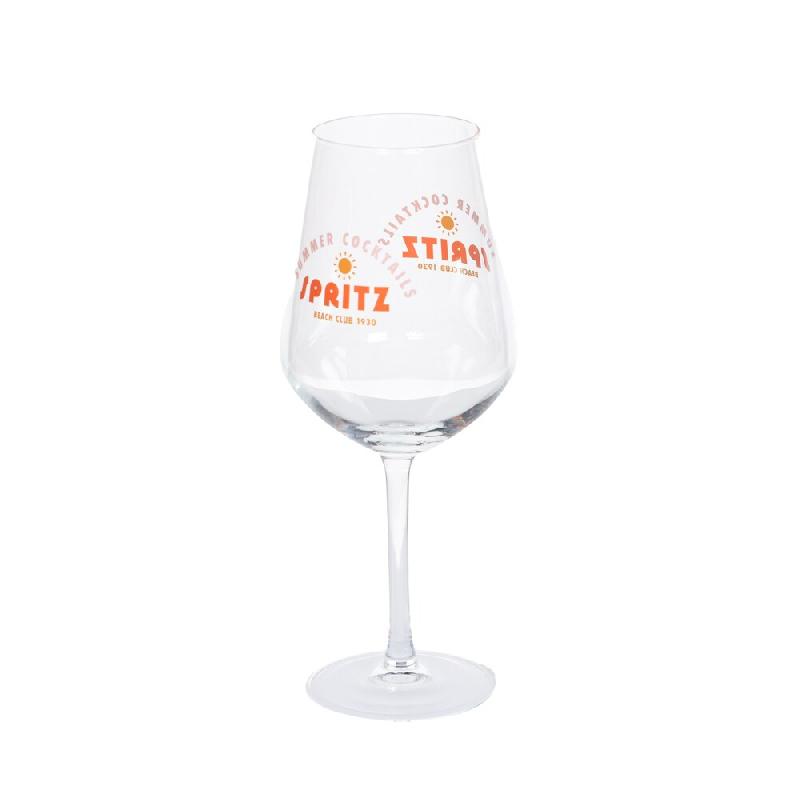 Verre à pied Spritz Beach club 53 cl x6 -  Transparent Rond Verre Table Passion 10x10 cm - transparent verre 3106233715692_0