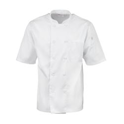 Veste de cuisine mixte blanche Chef Works Montreal Cool Vent S - S blanc A914-S_0
