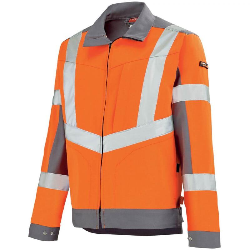 Veste De Travail Homme Orange Hivi Et Gris Acier Adolphe Lafont Comparer Les Prix De Veste De Travail Homme Orange Hivi Et Gris Acier Adolphe Lafont Sur Hellopro Fr