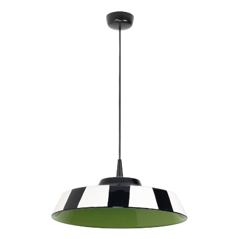Zafferano Circus Lampe à Suspension LED Design en Céramique Verte Diamètre 35 cm Hauteur 300 cm CRI 90 8W 2700K Éclairage Intérieur de Décoratio_0