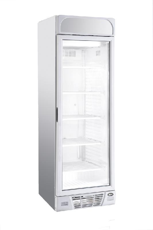Armoire réfrigérée blanche une porte vitrée 374 l négative - KLVG370_0