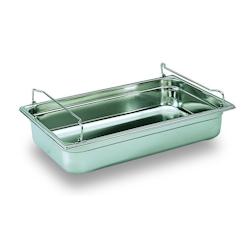 Bourgeat Bac gastro inox GN 1/1 H.10 cm plein à anses panier Bourgeat - 741210 - plastique 741210_0