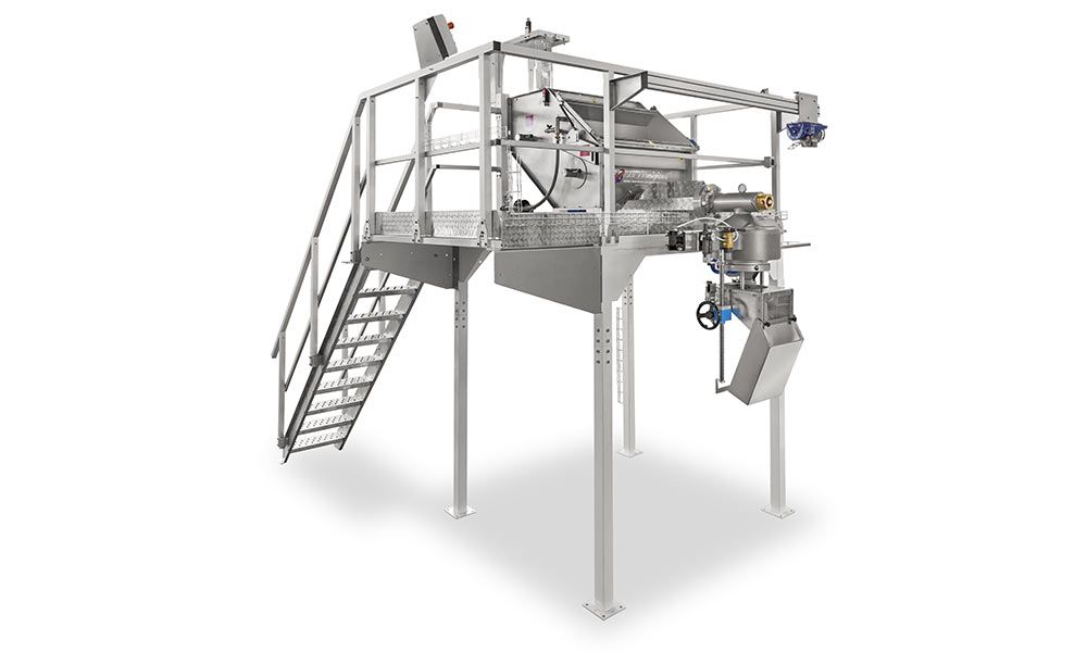 C101 verticale - machine à pâte professionnelle avec extrusion sous vide et double bac - capacité 180/230 kg/h_0