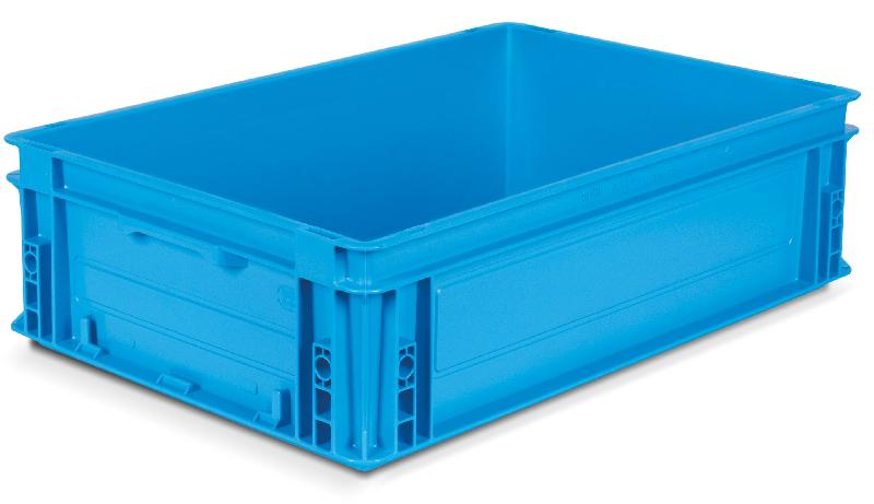 Caisse plastique athéna bleu turquoise 30 litres_0