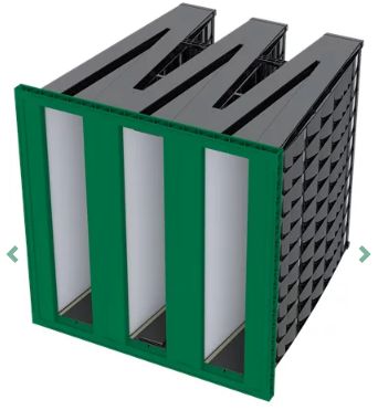 Camgt 3v-600 - filtre de ventilation compact - camfil - hauteur : 592 mm_0