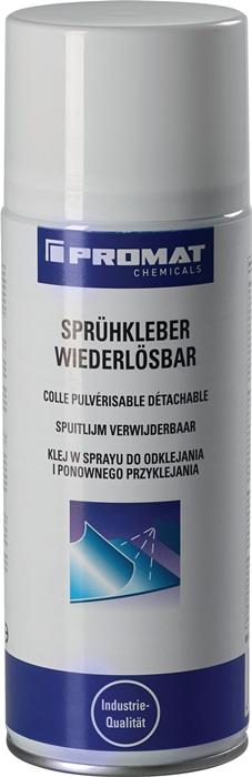Colle pulvérisable détachable transparent 400 ml bombe aérosol PROMAT CHEMICALS_0
