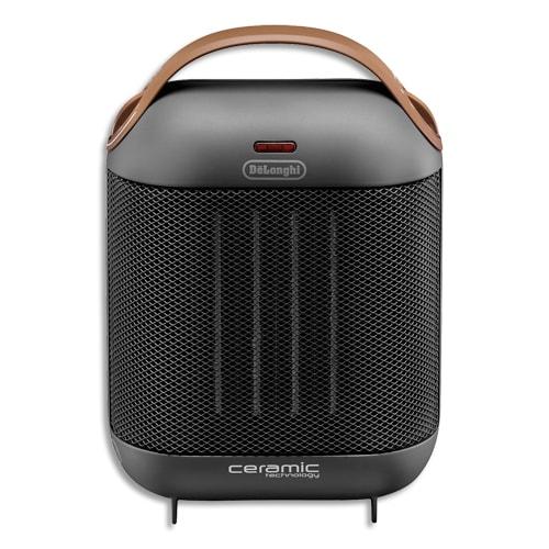 Delonghi radiateur soufflant hfx 30c18.Ag gris asphalte 1800w technologie céramique l19,2 x h27 x p13,7cm_0